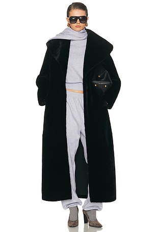 NOUR HAMMOUR Giovanna Jacket in Black