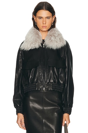 NOUR HAMMOUR Ellery Jacket in Black