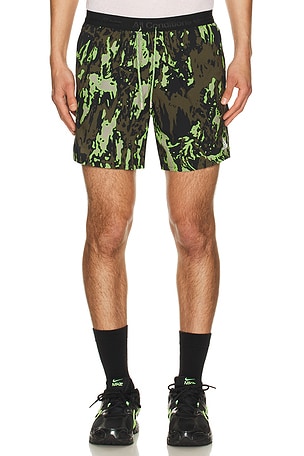 Nike Dri-Fit 6 Brief-Lined Shorts in Green