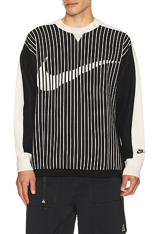 Nike Jersey Sweater in Black