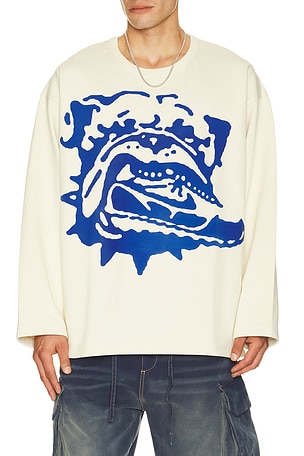 Nike Nl Midweight Gfx Crew in Cream