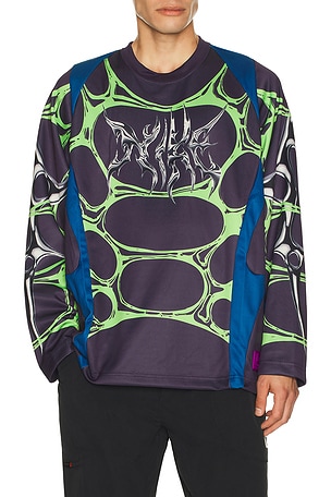 Nike Long-Sleeved Jersey in Blue