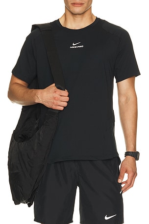 Nike Pro Training Dri-Fit Advanced Short-Sleeve Top in Black
