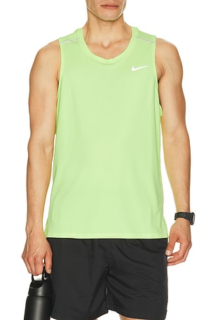Nike Dri-Fit Running Tank in Yellow