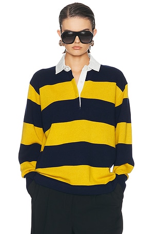 NILI LOTAN Rashida Rugby Sweater in Multi