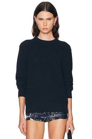 NILI LOTAN Tarik Sweater in Navy