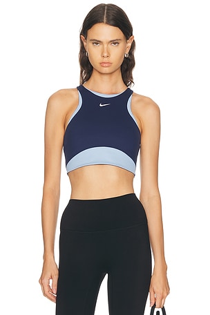 Nike Medium Support Padded Sports Bra in Navy