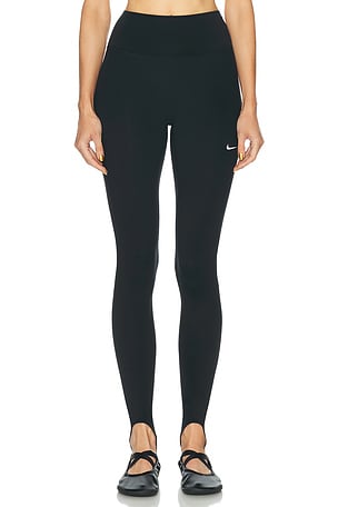Nike One Stirrup Legging in Black & White