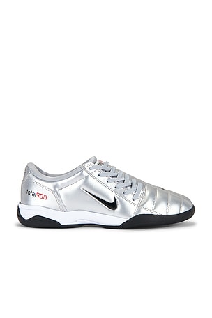 Nike T90 Sneaker in Metallic Silver