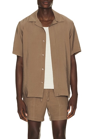 NN07 Hank Short Sleeve Shirt 5971 in Brown