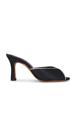 Bottega Veneta Leather Mules in Sky Blue | FWRD