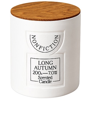 NONFICTION Long Autumn Scented Candle in Beauty: NA