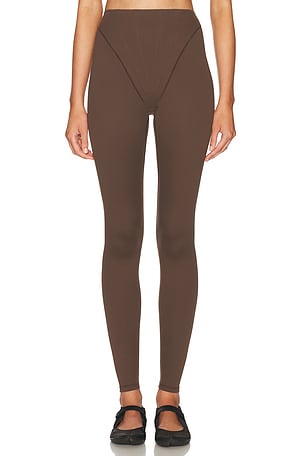 NikeSKIMS Matte Corset Tight in Chocolate