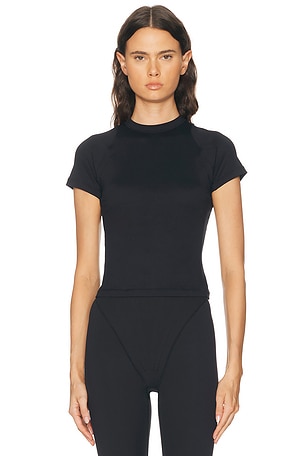 NikeSKIMS Airy Baby Short Sleeve Tee in Black