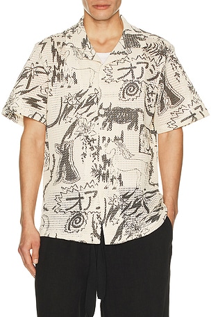 OAS Gensou Cuba Shirt in Cream