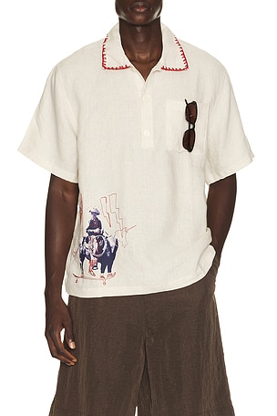 OAS Bronco Girona Shirt in Cream