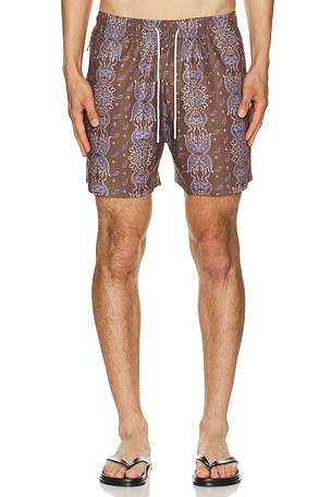 OAS Itaca Swim Shorts in Brown