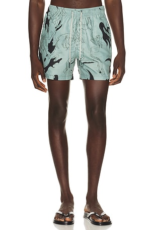 OAS Guardo Swim Shorts in Mint