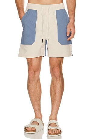 OAS Rex Swim Shorts in Blue,Blue