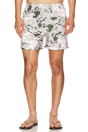 OAS Rogue Swim Shorts in Cream