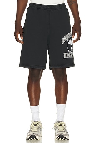 ONE OF THESE DAYS Days Usa Sweatshort in Black