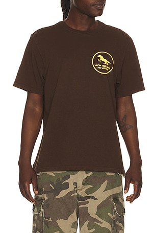 ONE OF THESE DAYS Painted Horse Tshirt in Brown