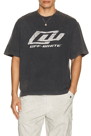 OFF-WHITE Skate Tee in Black