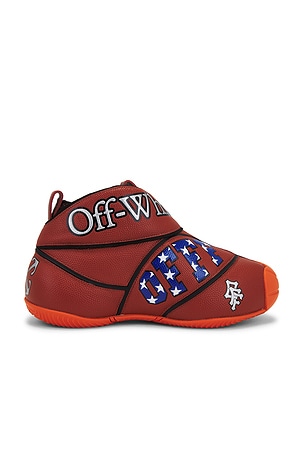 OFF-WHITE The Ball Sneaker in Orange