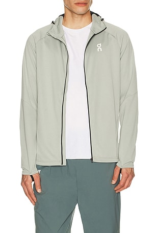 On Climate Zip Hoodie in Grey