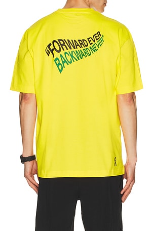 On x Walkgood LA Club T-Shirt in Yellow