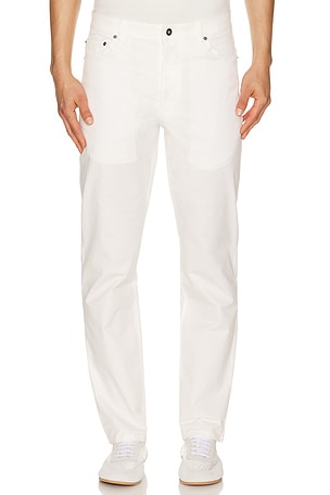 onia Linen Denim 5 Pocket Pant in Cream