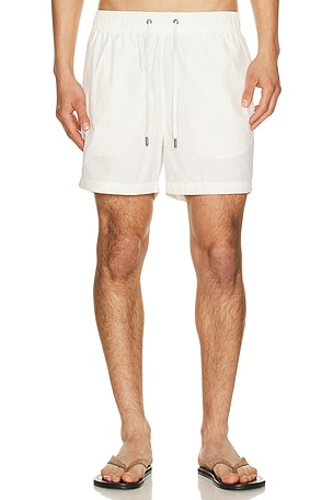 onia Charles 5 Swim Trunk in White