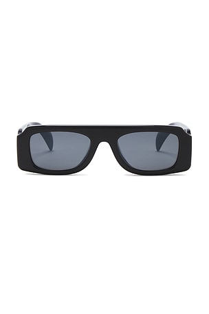Oliver Peoples x Jil Sander Rectangle Sunglasses in Black