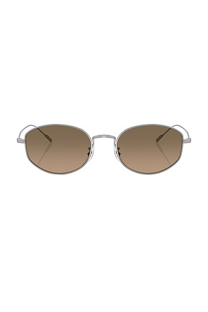 Oliver Peoples Estra Sunglasses in Metallic Silver