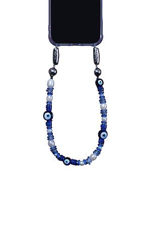 Ossa Evil Eye Wristlet in Blue