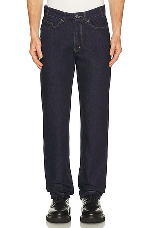 Percival Straight Leg Denim Jeans in Blue
