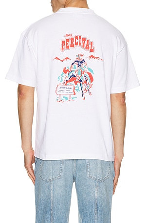 Percival Dexter Oversized Tee in White