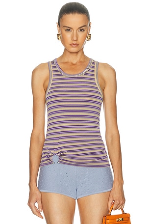RABANNE Tank Top in Purple