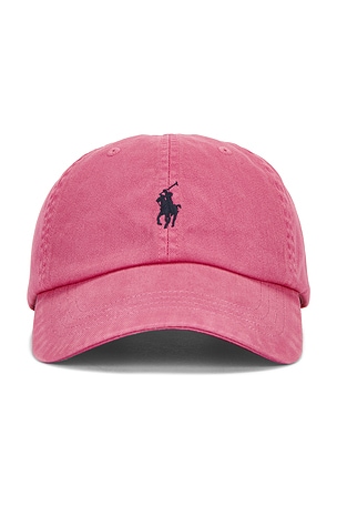 Polo Ralph Lauren Cotton Chino Classic Sport Cap in Pink