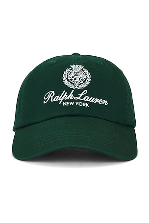 Polo Ralph Lauren Embroidered Script Sport Cap in Green