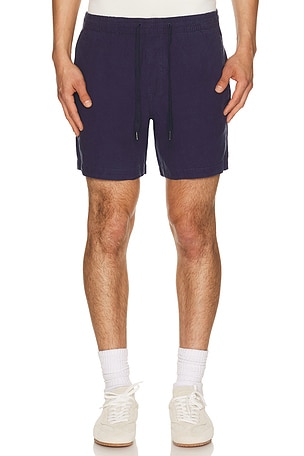 Polo Ralph Lauren Prepster Pull On Linen Short 6 in Navy