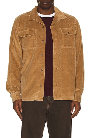 Polo Ralph Lauren Long-sleeve Wide Wale Corduroy Teton Camp Sport Shirt in Brown