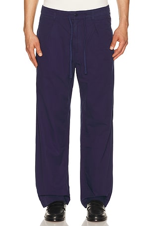 Polo Ralph Lauren Featherweight Twill Prepster Easy Pleated Pant in Navy