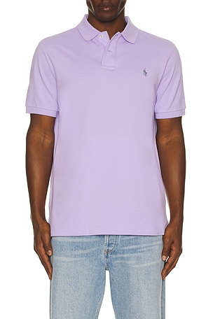 Polo Ralph Lauren Short Sleeve Mesh Polo in Lavender