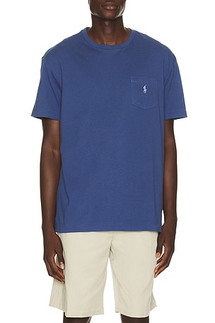Polo Ralph Lauren Crewneck Pocket T-shirt in Blue