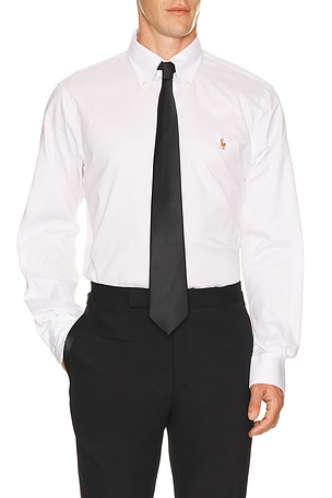 Polo Ralph Lauren Pinpoint Dress Shirt in White