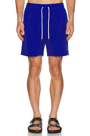 Polo Ralph Lauren Novelty Island Bear Traveler Swim Trunk in Royal