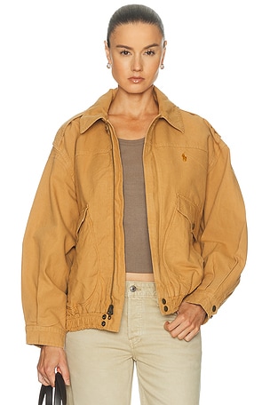 Polo Ralph Lauren Bomber Jacket in Brown
