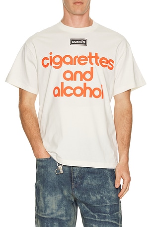 Pleasures x Oasis Nordique T-Shirt in White