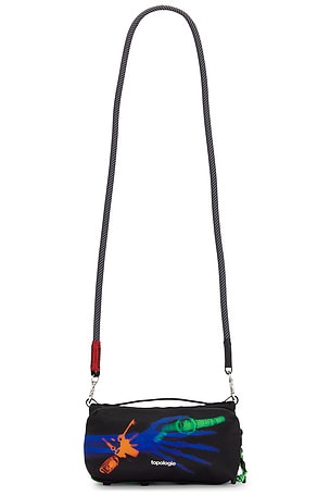 Pleasures x Topologie Sacoche Medium Bag in Black